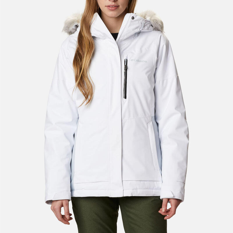 Veste De Ski/snow Ava Alpine White, Cirrus Grey Femme