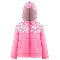 Veste A Capuche Poivre Blanc 1606 Leopard Glory Pink Fille