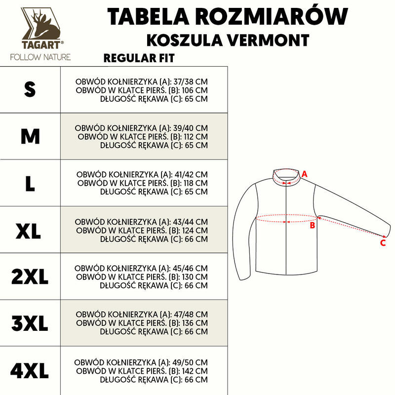 Pánská lovecká košile Tagart Vermont Regular s poutkem na zádech