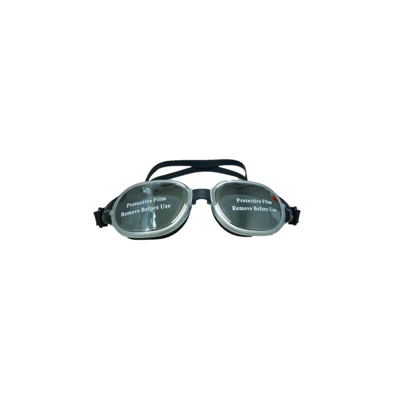 【MS-8700MR】高級矽膠反光防霧防UV泳鏡  (銀色)