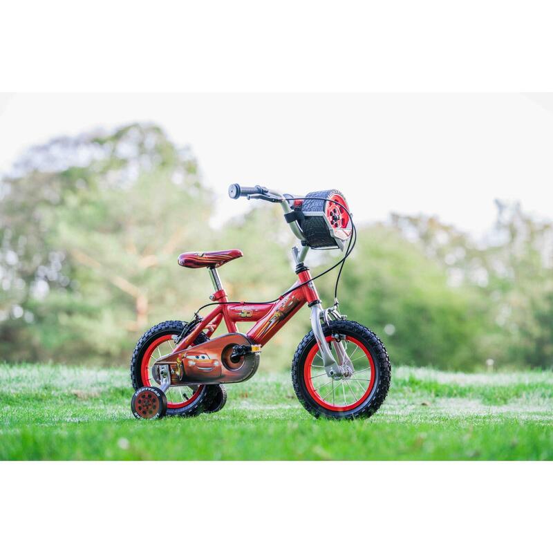 Vélo Enfant Huffy Disney Pixar Cars 12 pouces 3-5 ans + Stabilisateurs