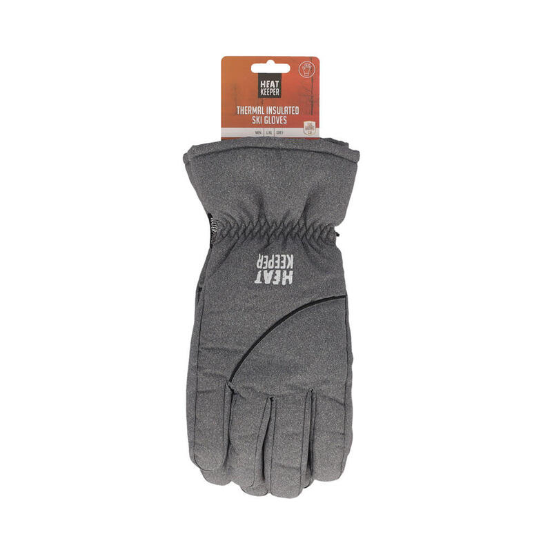 Gants de ski Heatkeeper pour homme gris