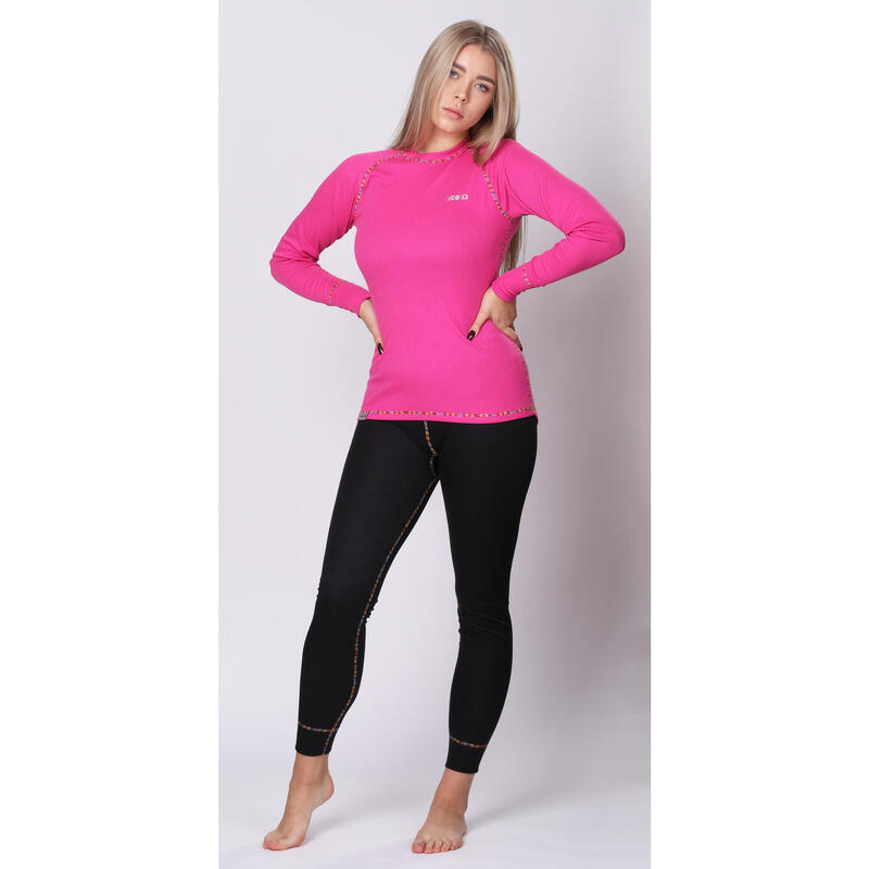 Bielizna termoaktywna damska Ice-Q Smart Woman Pink/Black