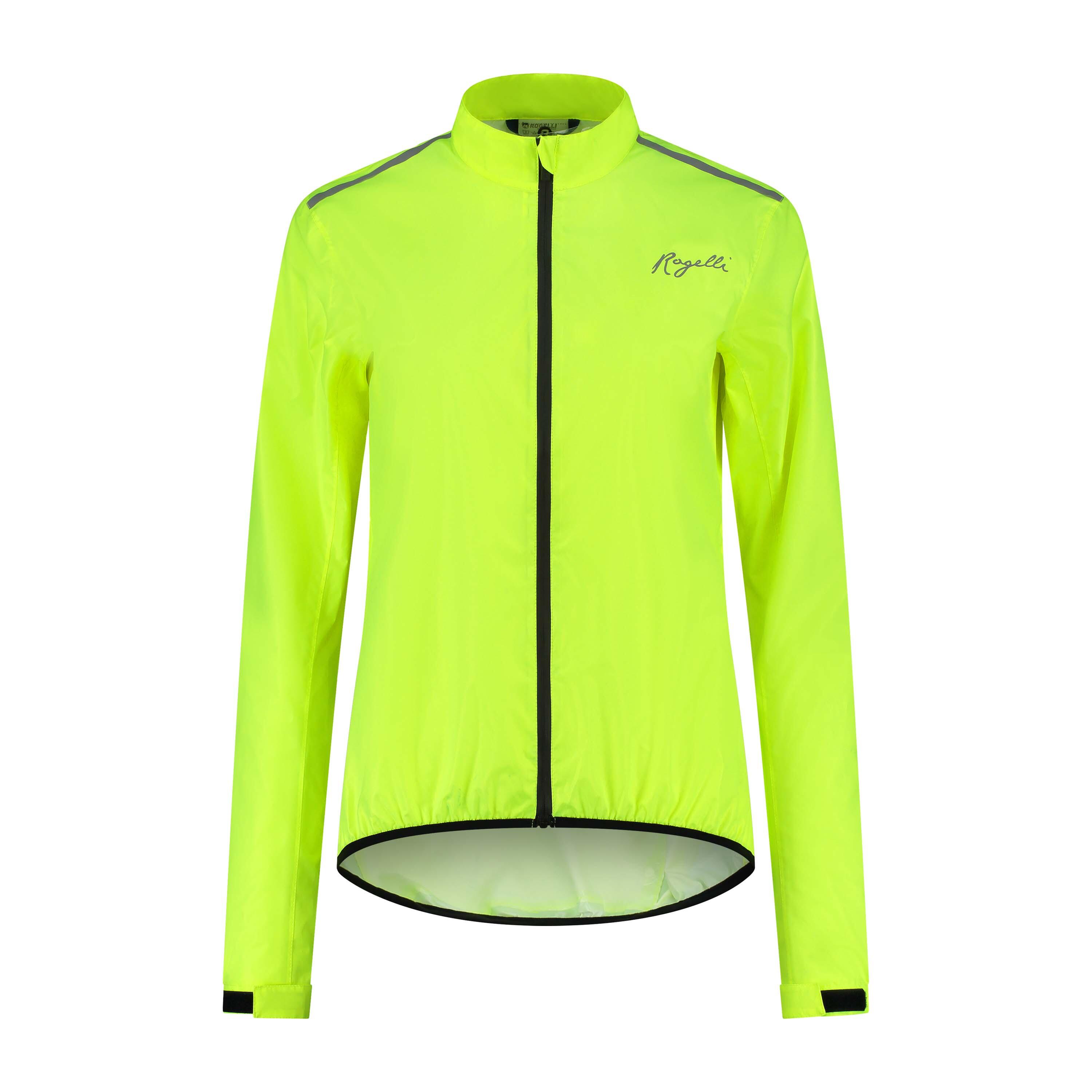 Women's Cycling Rain Jacket Waterproof Lightweight Core Yellow 1/7