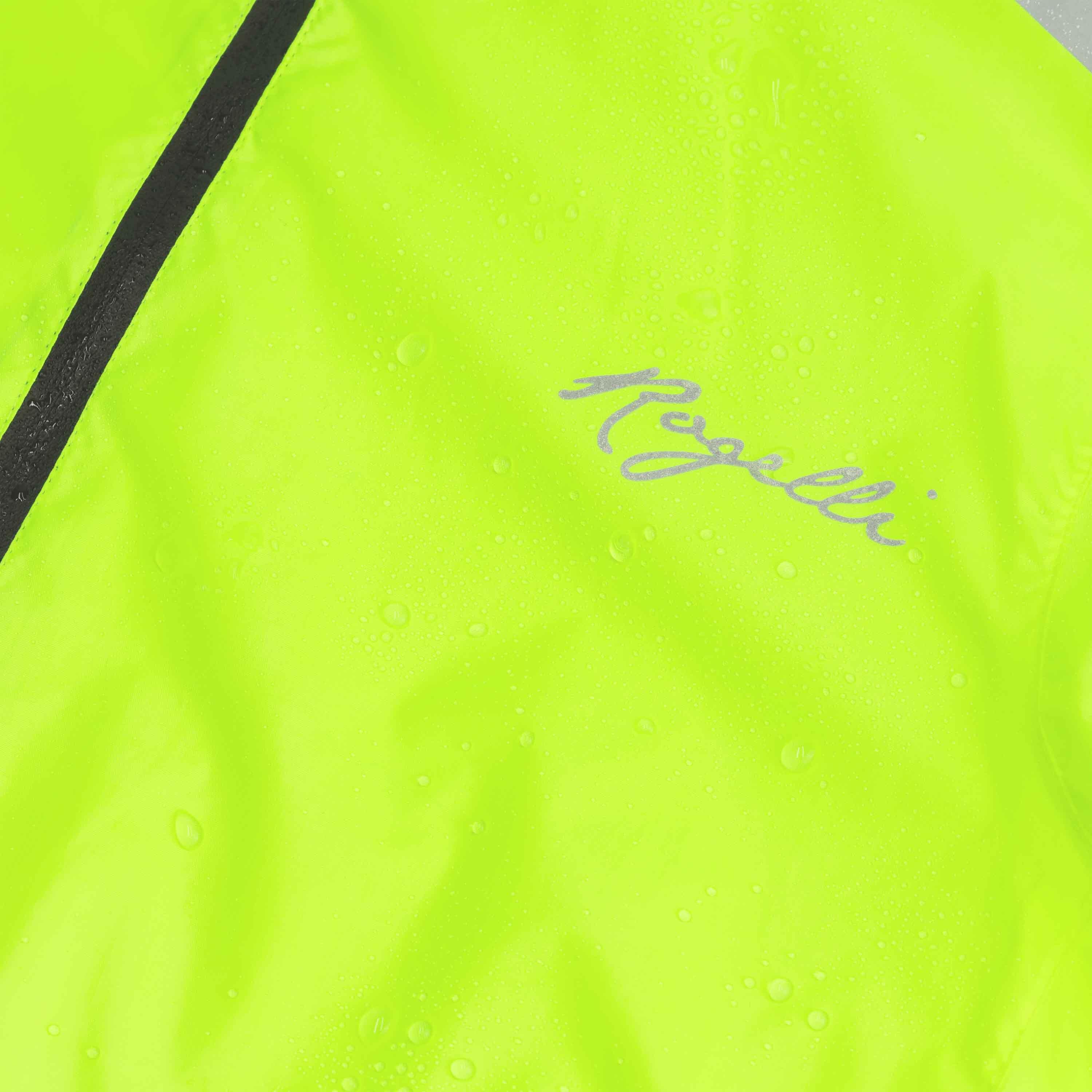Women's Cycling Rain Jacket Waterproof Lightweight Core Yellow 5/7