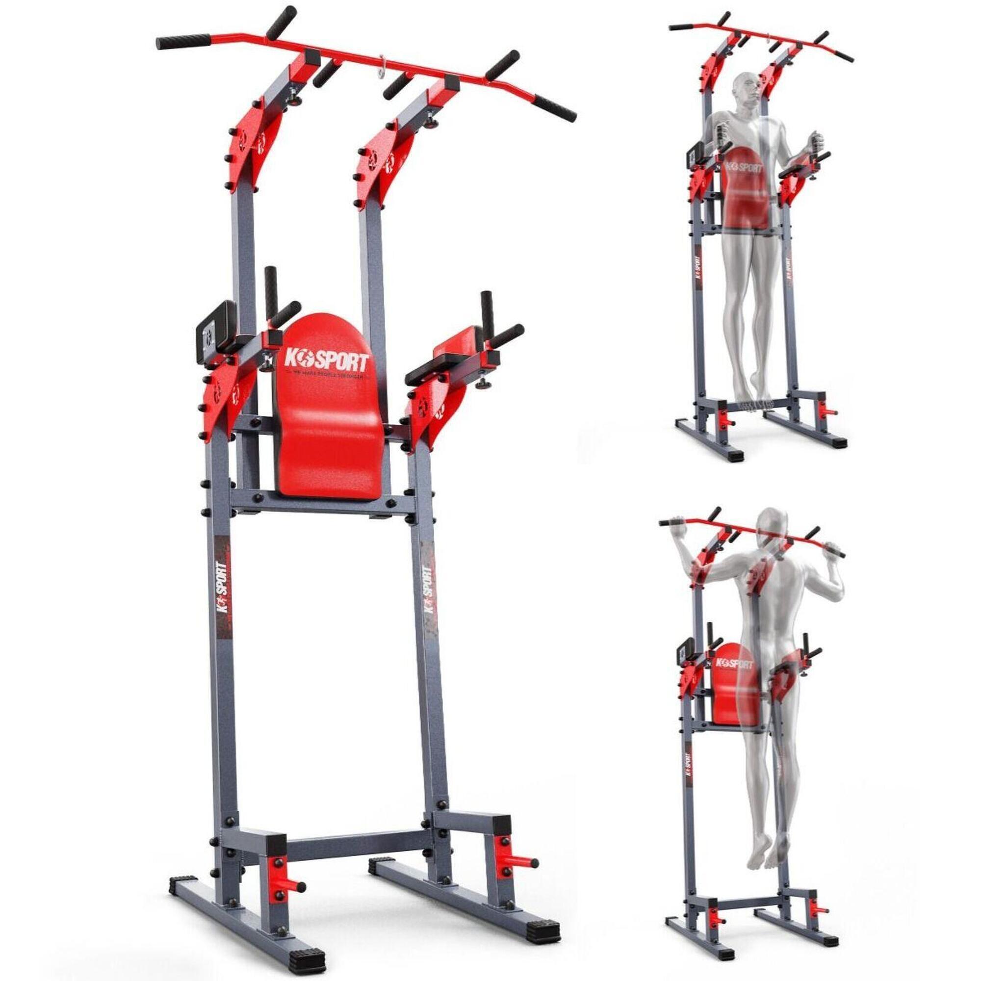 K-SPORT Power Tower Dip and Pull Up Station