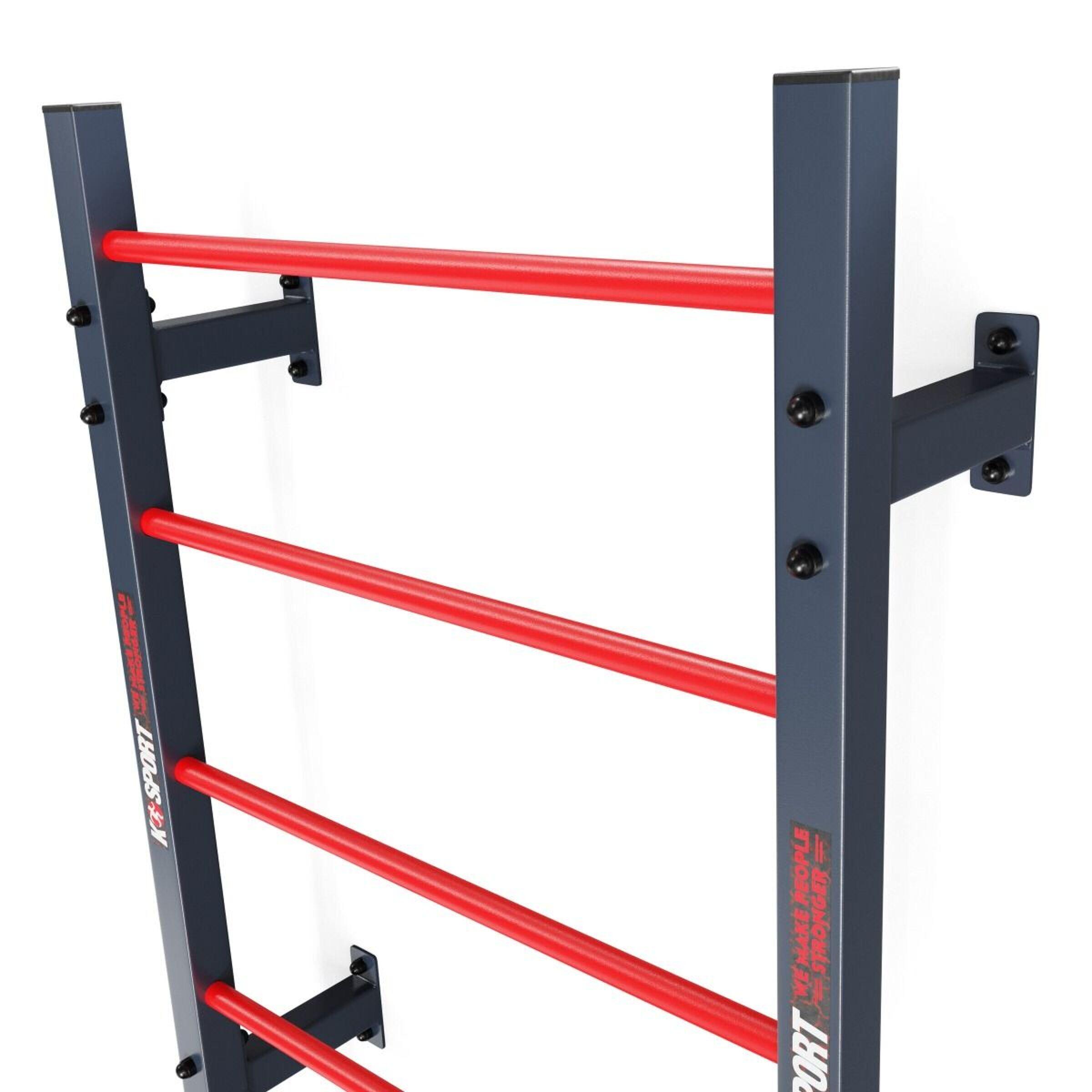 Heavy Duty Steel Wall Bars Swedish Ladder Indoor or Outdoor 4/5