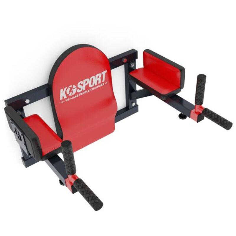 K-SPORT Dip Station da parete con rinforzo laterale