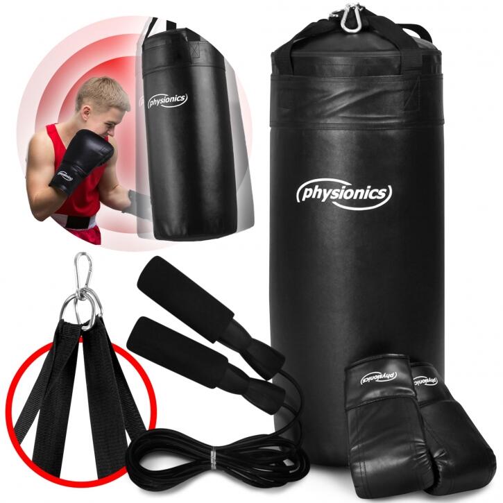 Set manusi box + sac box copii, Physionics