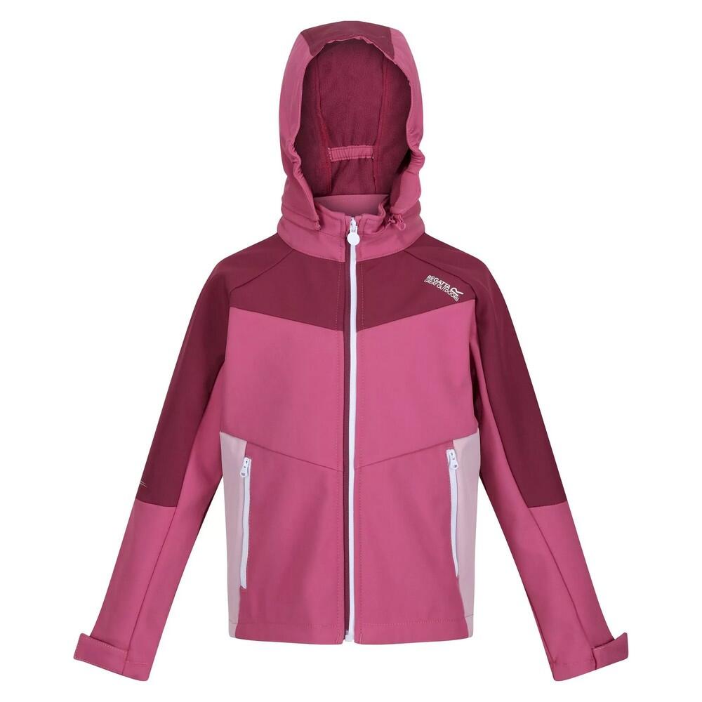 REGATTA Childrens/Kids Eastcott II Soft Shell Jacket (Violet/Amaranth Haze)