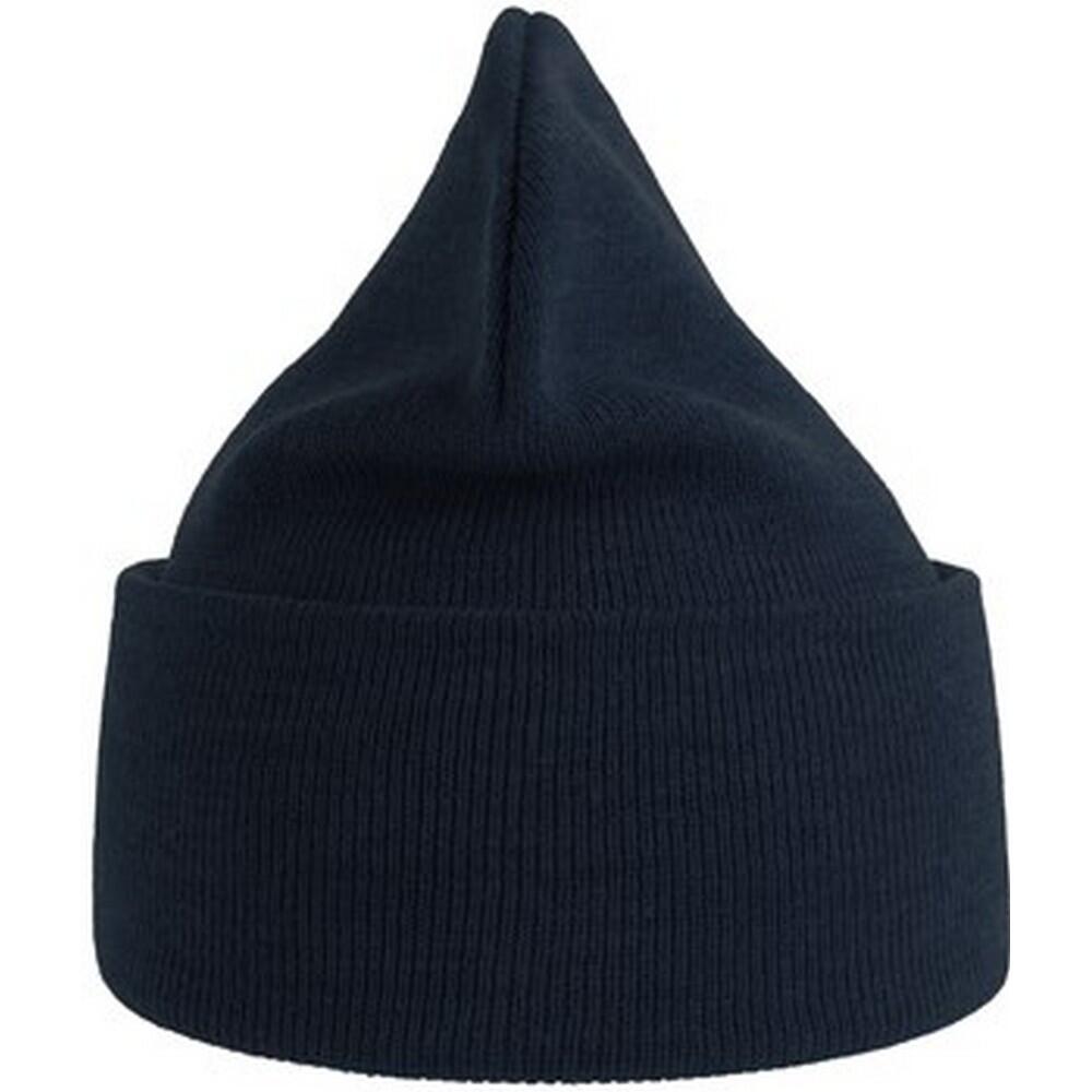 Unisex Adult Pure Recycled Beanie (Navy) 2/3