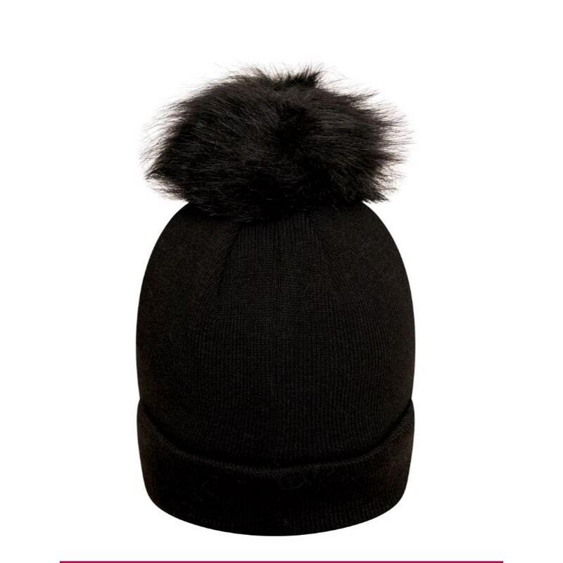 Gorro Beanie Cristal para Mujer Negro