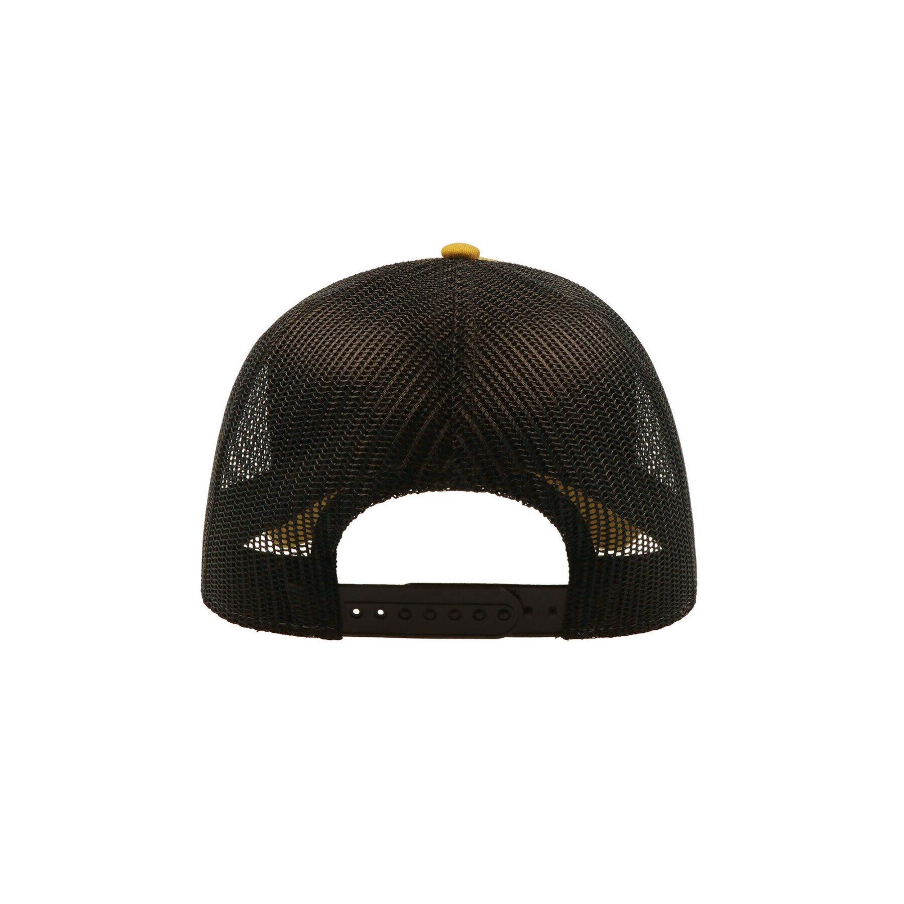 ATLANTIS Rapper Cotton 5 Panel Trucker Cap (Mustard Yellow/Black)
