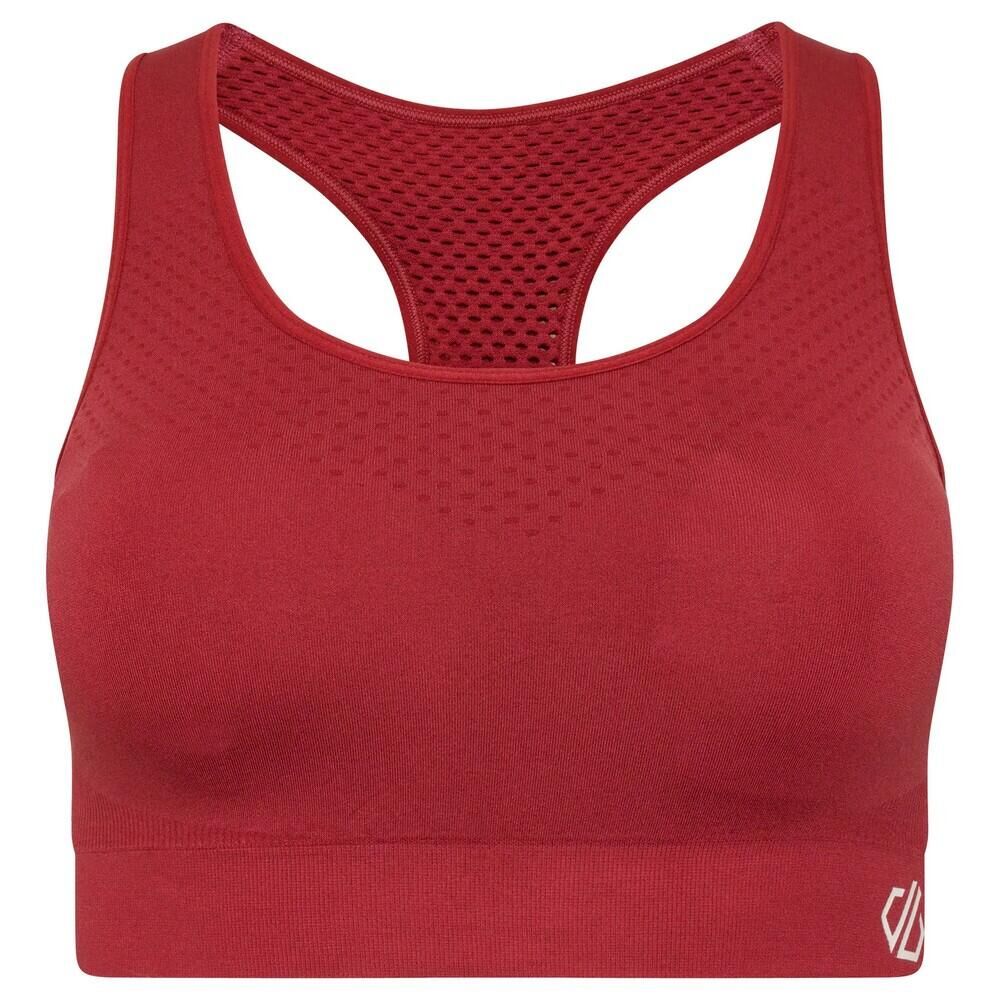 DARE 2B Womens/Ladies Dont Sweat It Sports Bra (Earth Rose)