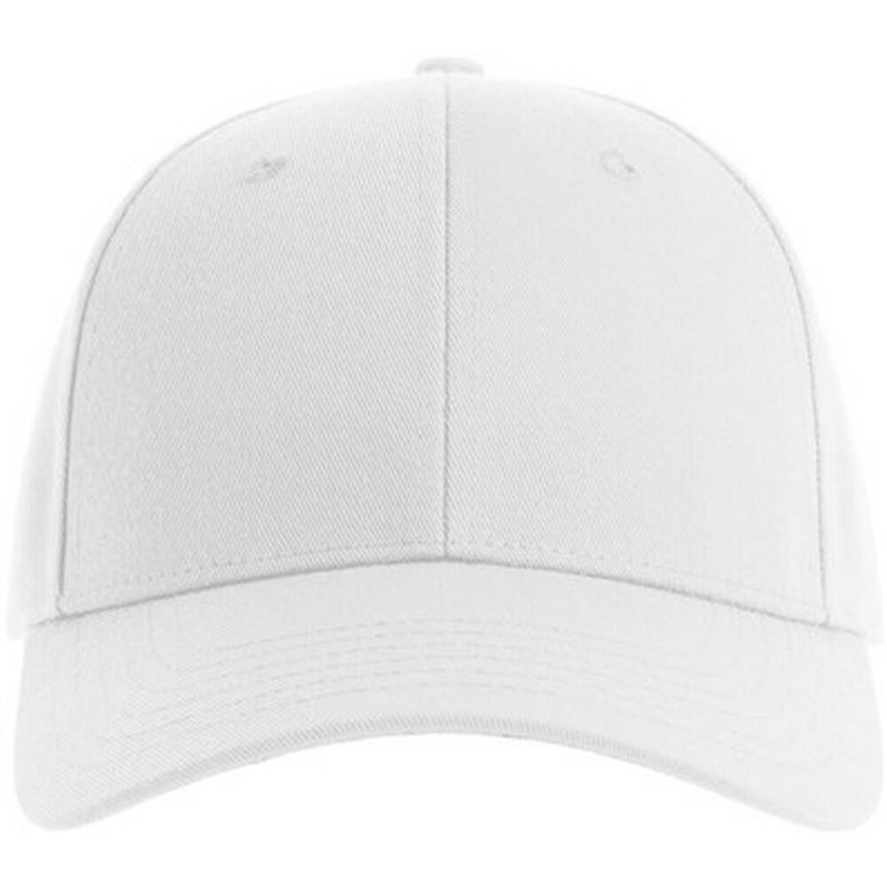 Unisex Adult Joshua 6 Panel Cap (White) 1/3