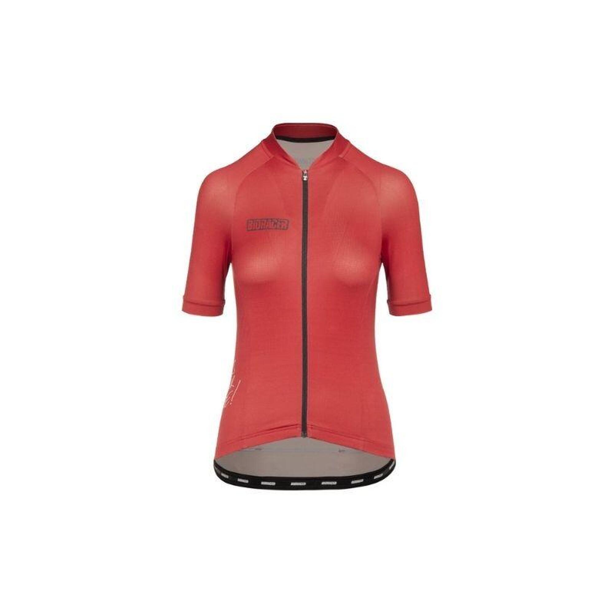 Maillot biodegradable mujer ciclismo Race Madison SIROKO Rojo