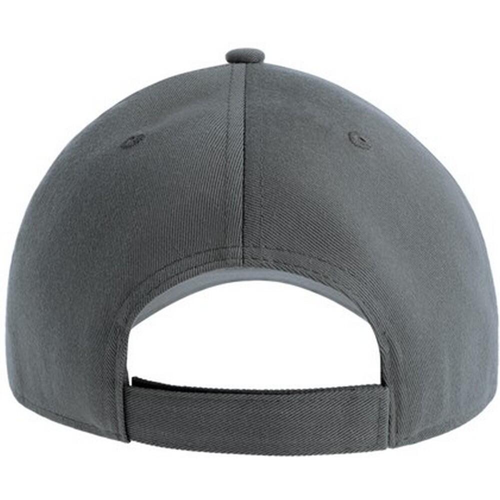 Unisex Adult Joshua 6 Panel Cap (Dark Grey) 2/3