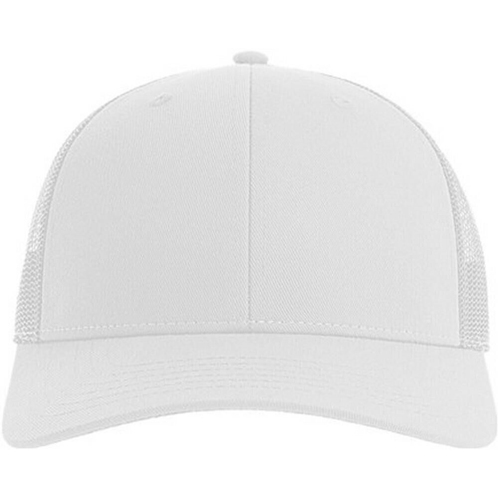 ATLANTIS Unisex Adult Bryce 5 Panel Trucker Cap (White)