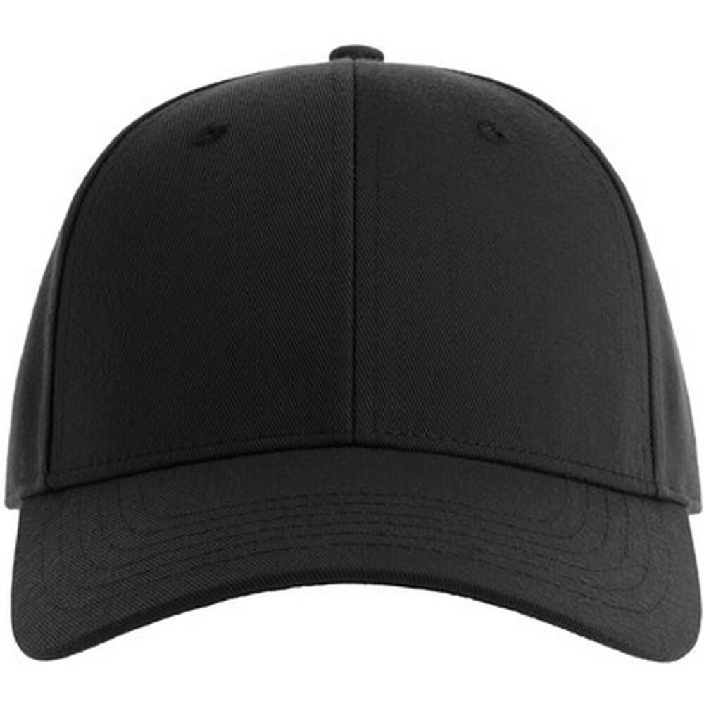 Unisex Adult Joshua 6 Panel Cap (Black) 1/3