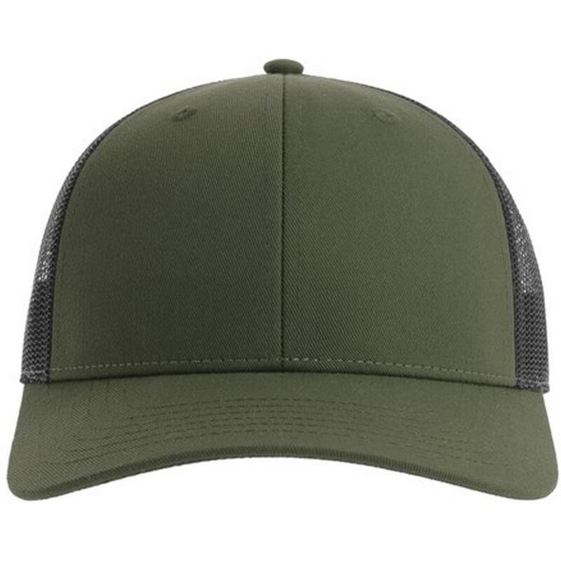 Casquette trucker BRYCE Adulte (Vert sombre / Noir)