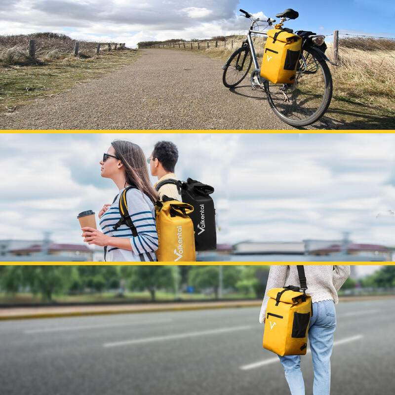ValkOne 3in1 Fahrradtasche - Gepäckträgertasche perfekt für deinen Alltag!