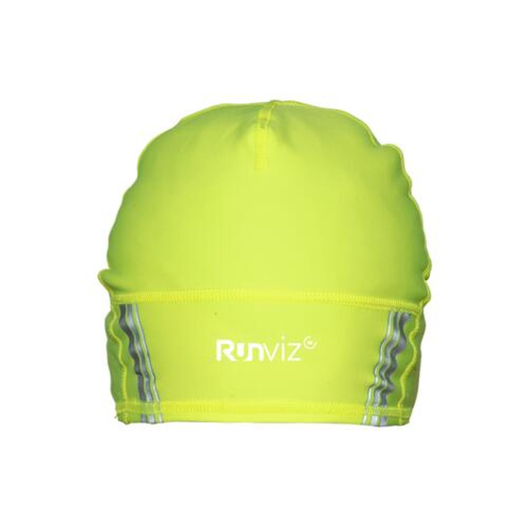 WOWOW Hardloopmuts RunViz Beanie Volcano geel