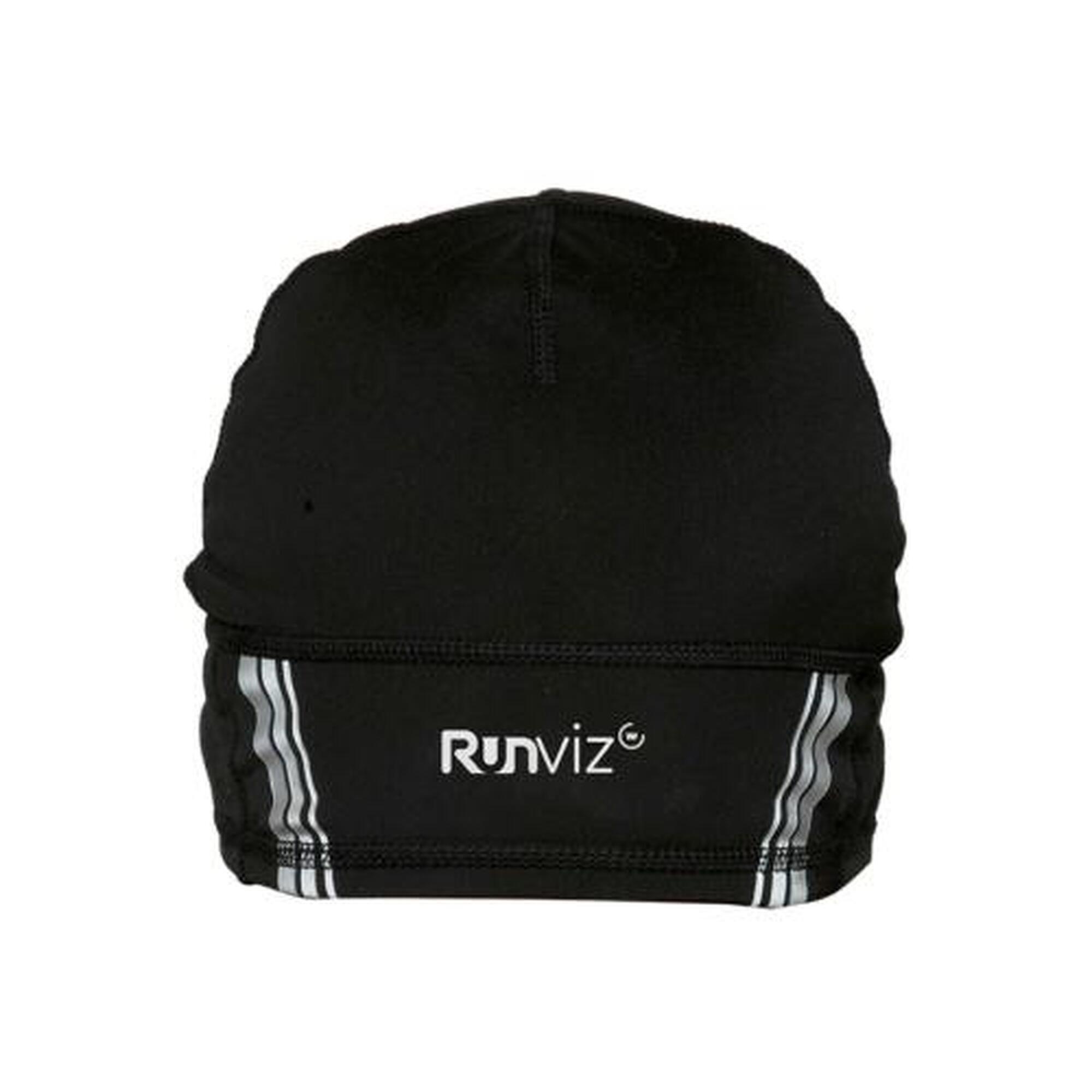WOWOW Laufmütze RunViz Beanie Volcano schwarz