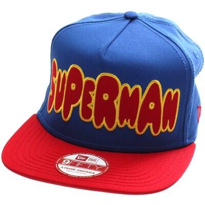 NEW ERA Character Bubble Superman Snapback Cap - Size: S/M