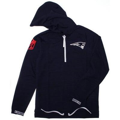 Official New Era New England Patriots Engineered Half Zip Hoodie