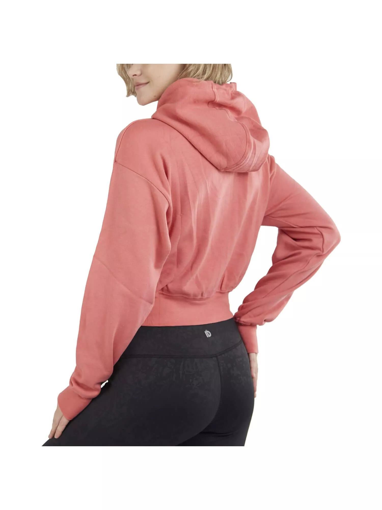 Kapuzenpullover Draug Crop Hoodie Damen - magenta 2/6