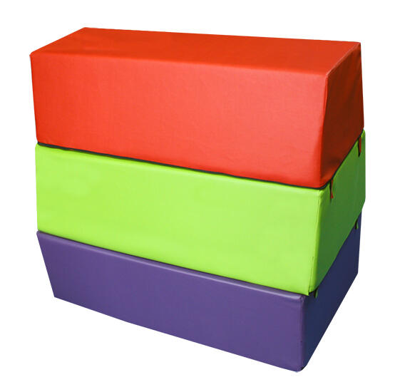 Plinton abnehmbare Schaumstoff-Pyramide - 3-teilig - 100 x 60 x 90 cm 2/3