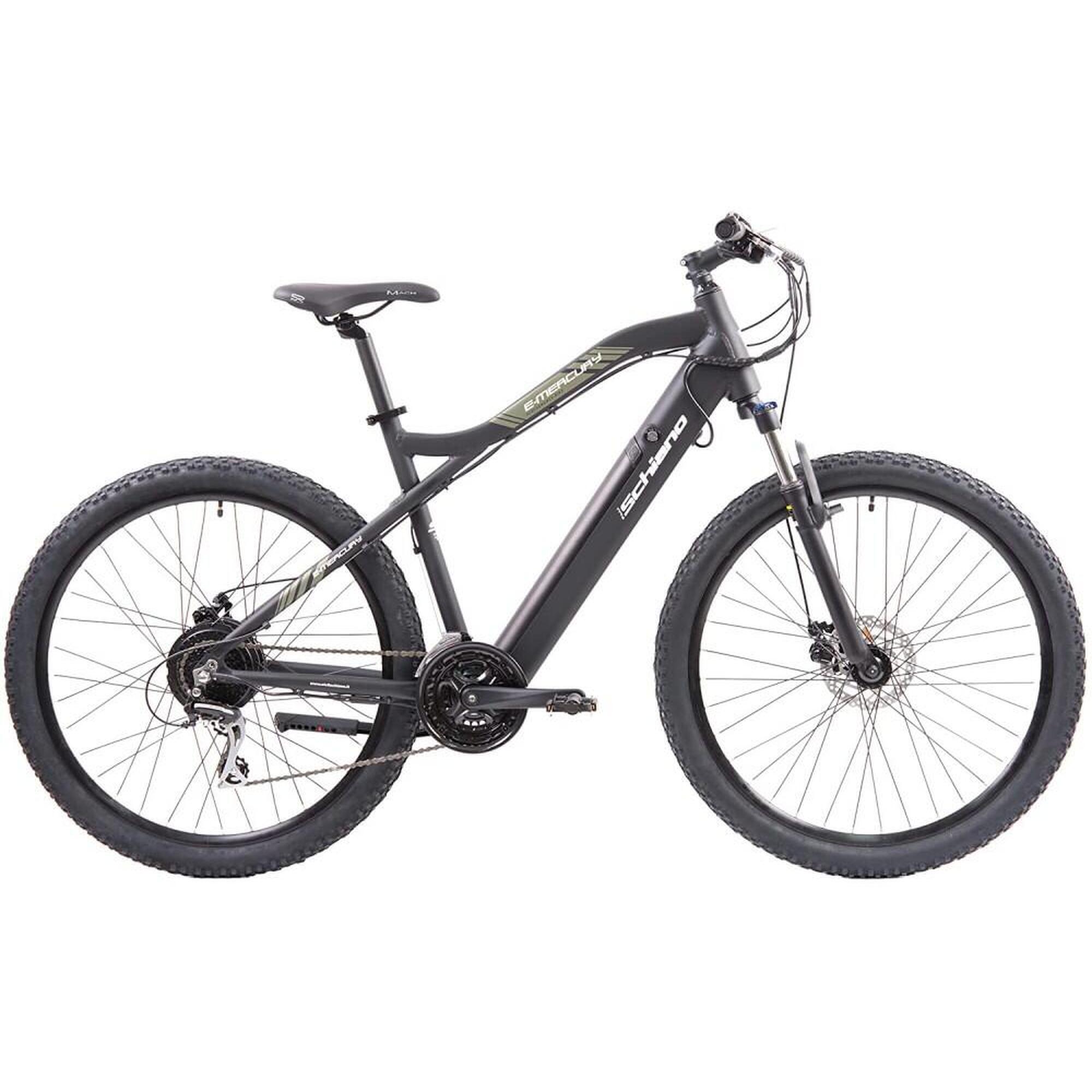 Bicicleta de btt elétrica e-mercury 29", quadro em alumínio, suspensão