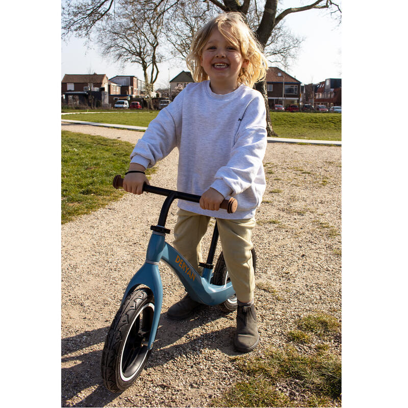 Vélo d'équilibre - 12 pouces - Garçons et filles - Bleu ciel