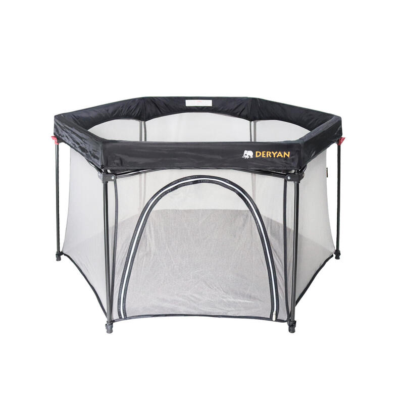 Corralito portátil - Caja de viaje plegable - Negro