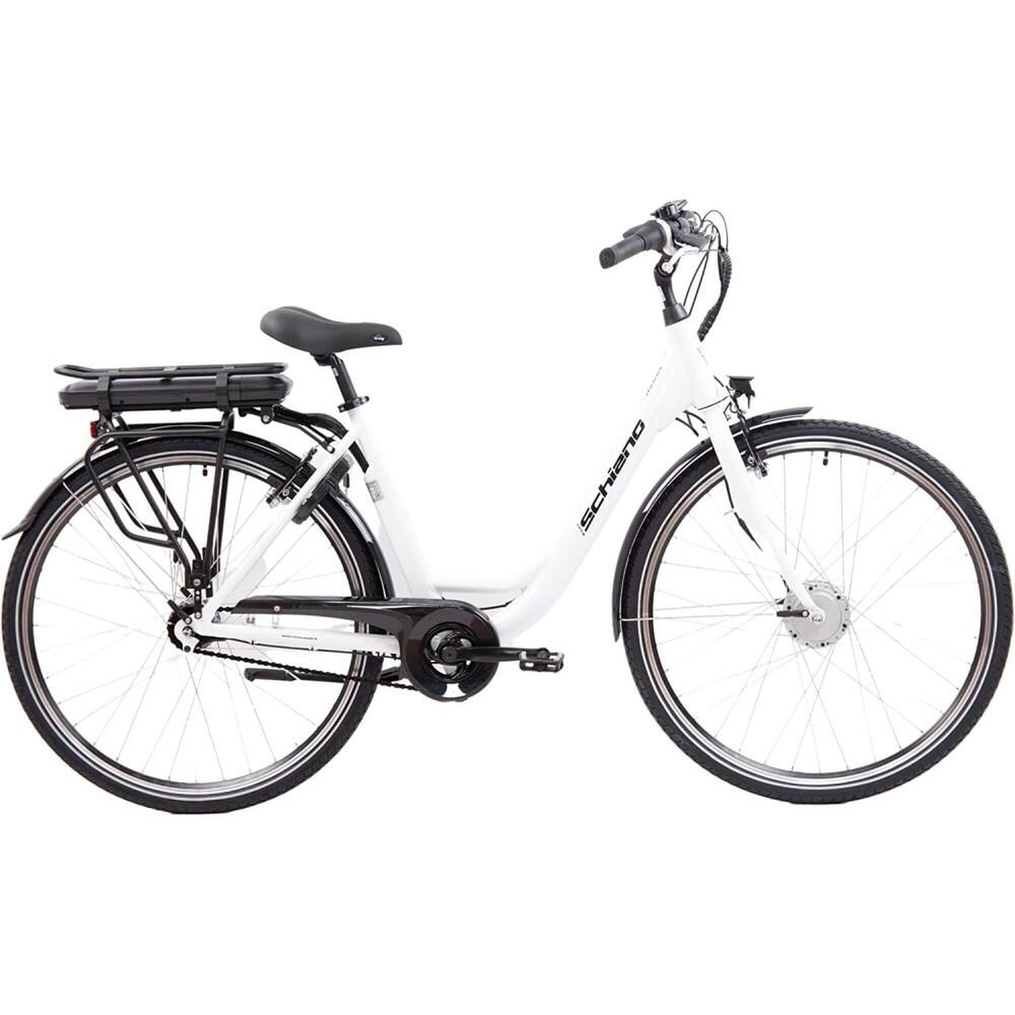 Bicicleta E-Moon 28 Nexus 7, quadro em alumínio, forqueta rígida