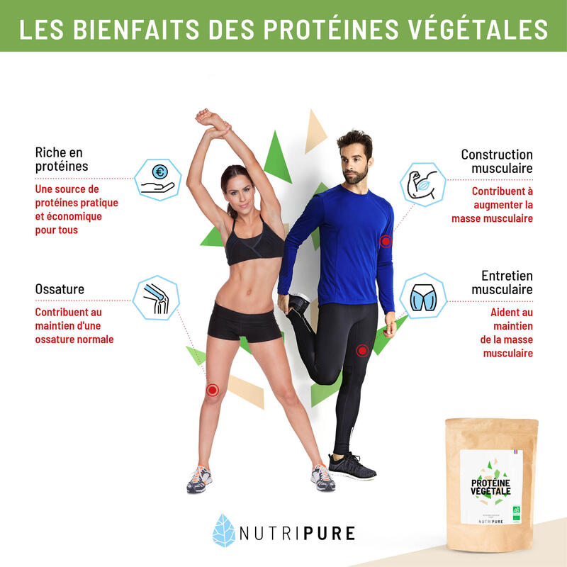 Proteine végétale - Nutripure - 1 kg