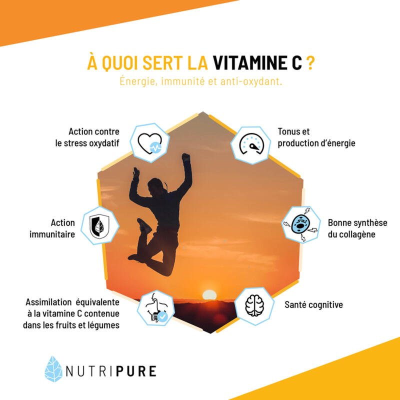 Vitamine C 60 gélules Nutripure