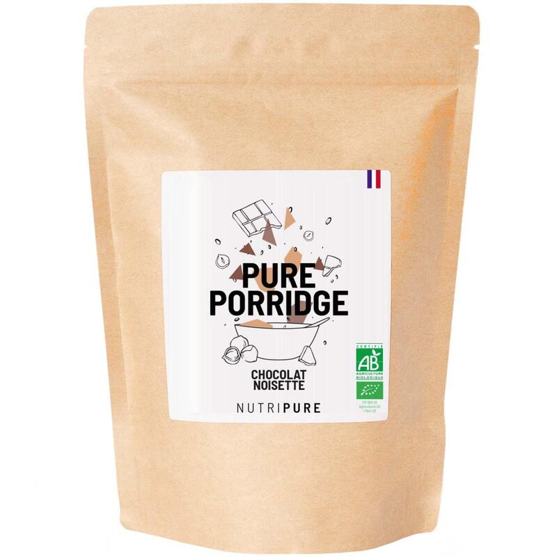 Pure Porridge Bio - Choco-Noisette - 8 Ingrédients - Fibres, Protéines, 350gr