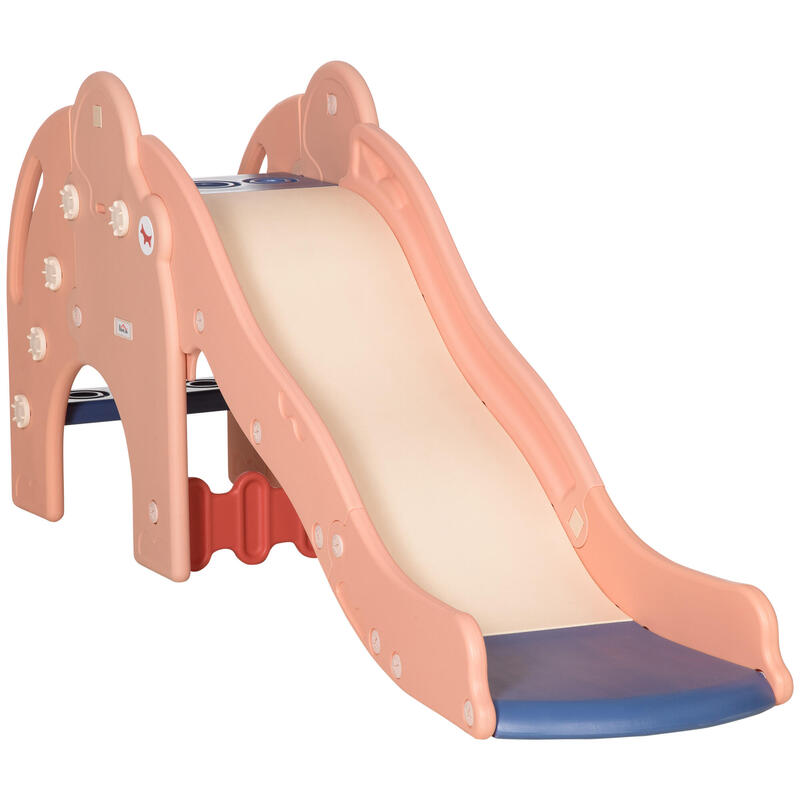 Escorrega para Crianças 182x43.5x77.5 cm Rosa AIYAPLAY