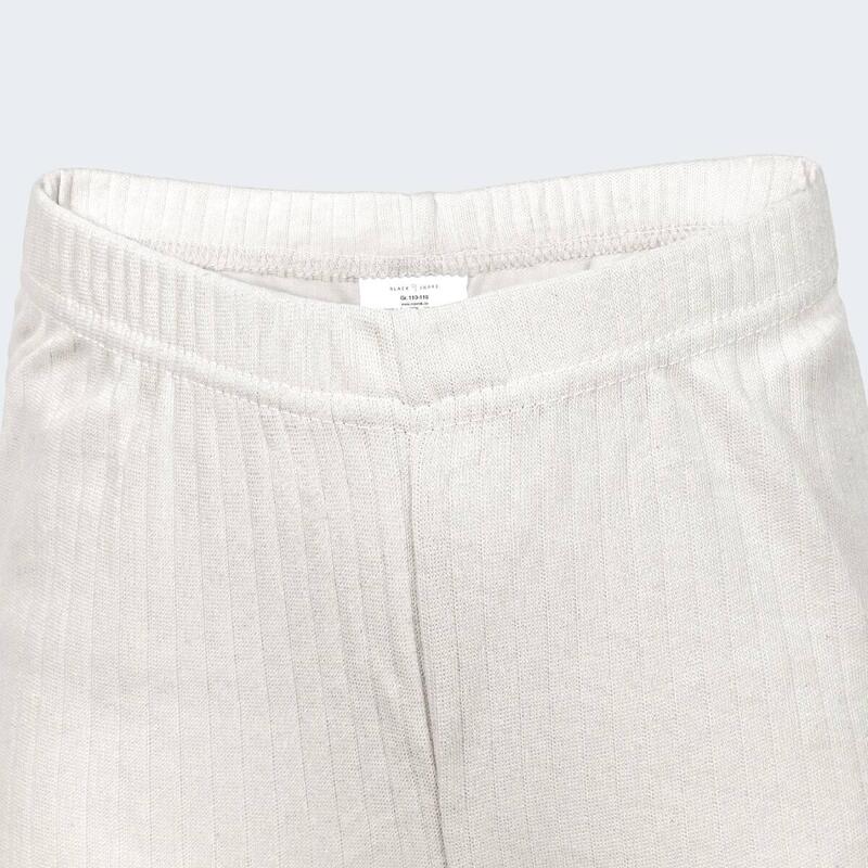 Thermounterhose Kinder | Sportunterhose | Innenfleece | Creme