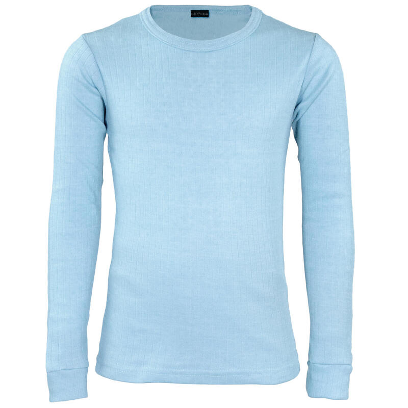 T-shirt thermique | Sous-vêtements | Enfant | Doublure polaire | Bleu clair