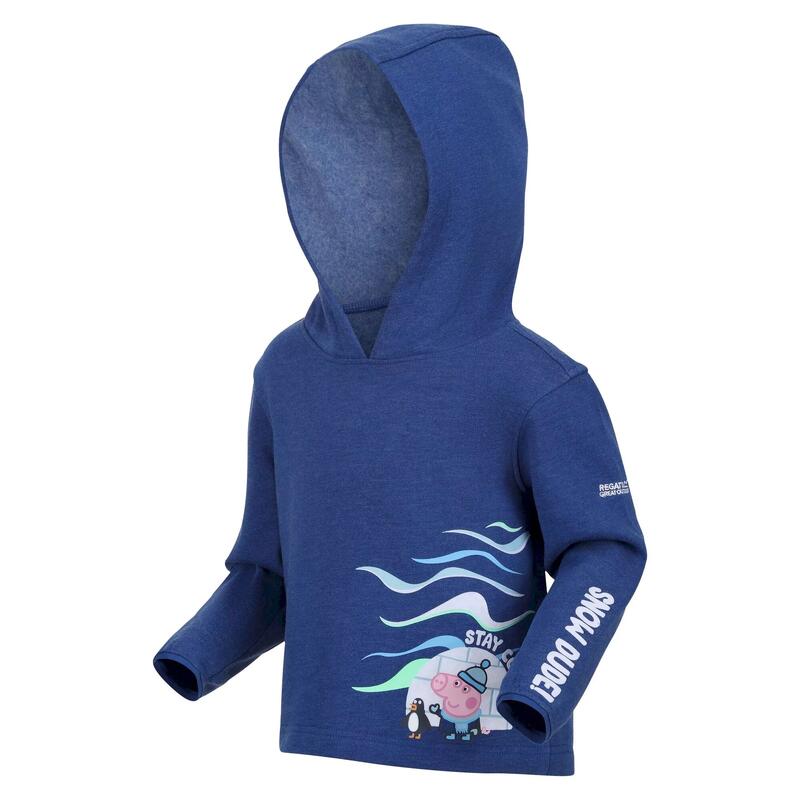 Kapuzenpullover für Kinder Space-Blau