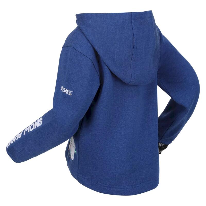 Kapuzenpullover für Kinder Space-Blau