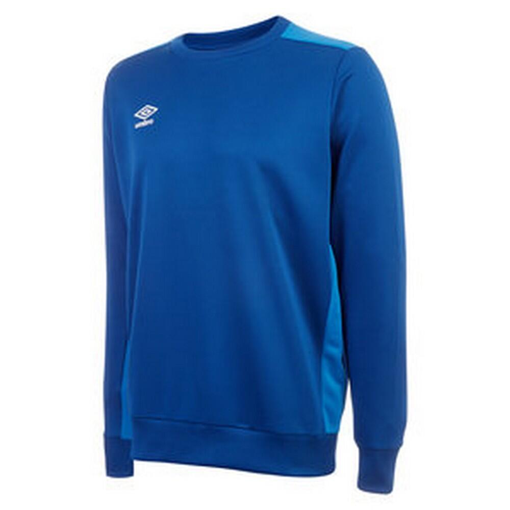 UMBRO Childrens/Kids Diamond Training Fleece Top (Royal Blue/French Blue)