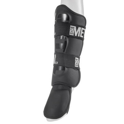 Uitneembare anatomische scheen- en voetbeschermer metal boxe