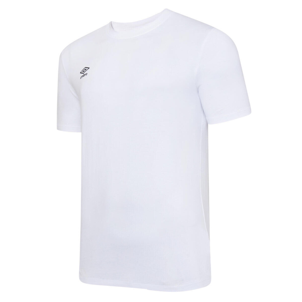 UMBRO Mens Club Leisure TShirt (White/Black)