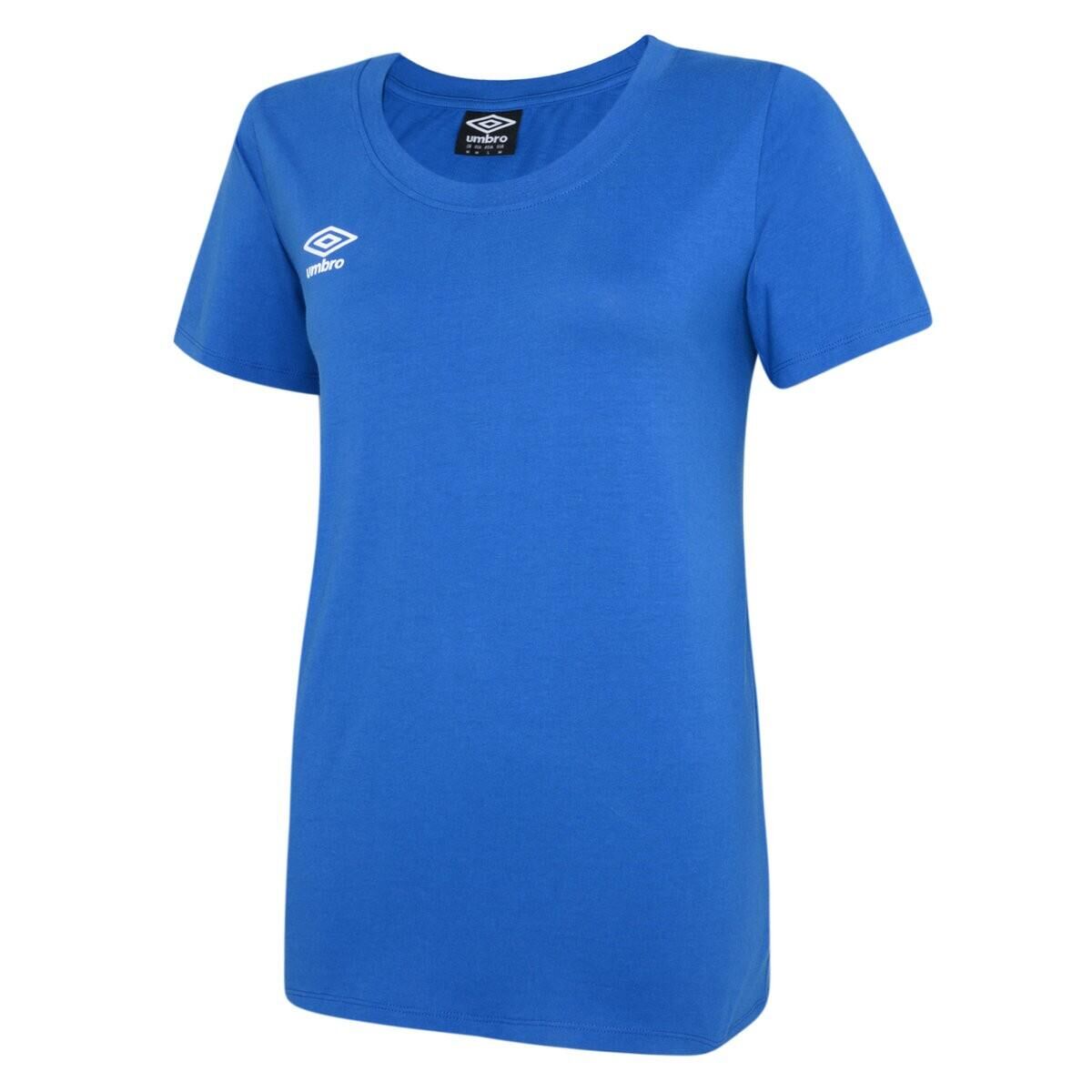 UMBRO Womens/Ladies Club Leisure TShirt (Royal Blue/White)
