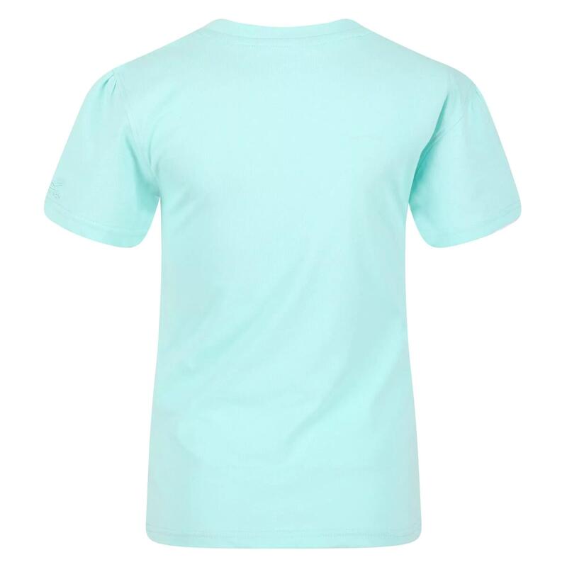 T-Shirt Estampado Gráfico Bosley V Criança Azul Aruba