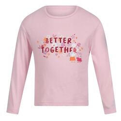 Kinderen/Kinderen Beter Samen Peppa Pig Tshirt met lange mouwen (Roze Mist)