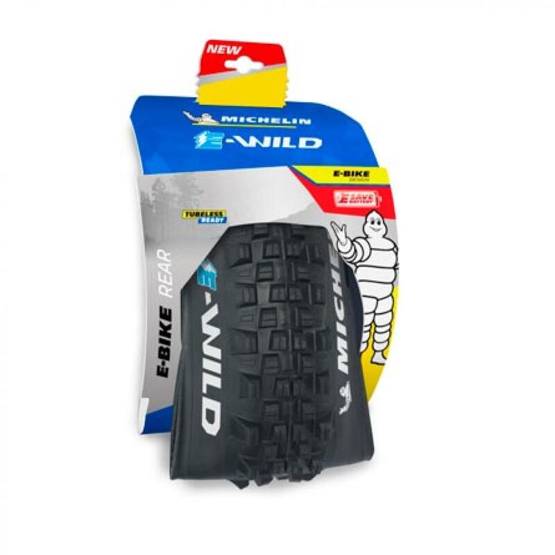 Pneu VTT gravity - vae Michelin e-wild rear tubeless - tubetype TS